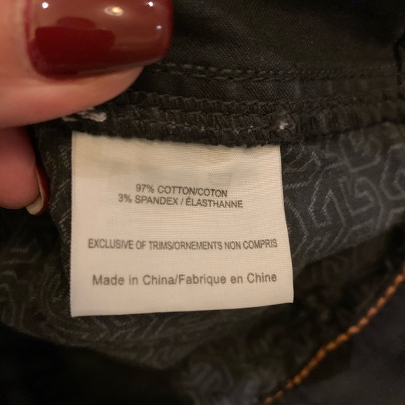 Tory Burch Sabrina Jeans Black Size 27 - Picture 5 of 6